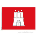 Hamburg flag 90*150cm 100% polyster